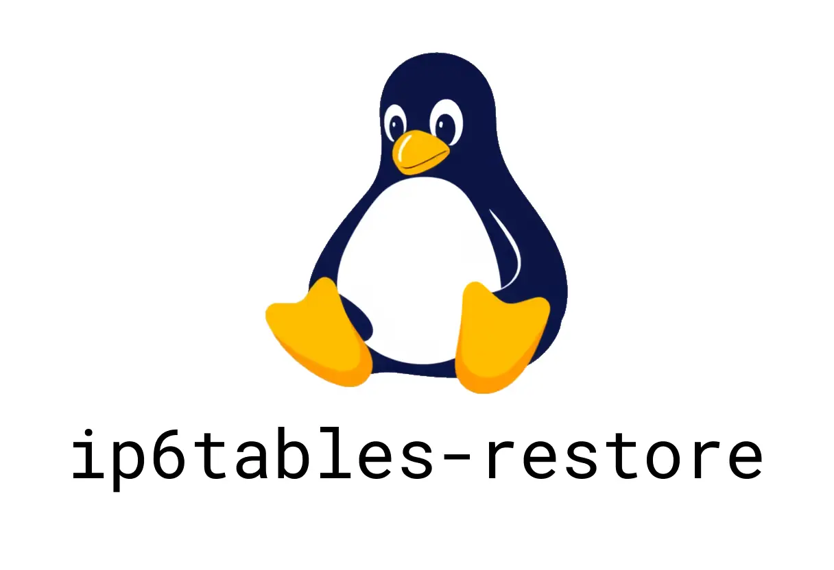 ip6tables-restore: Restore IPv6 firewall rules